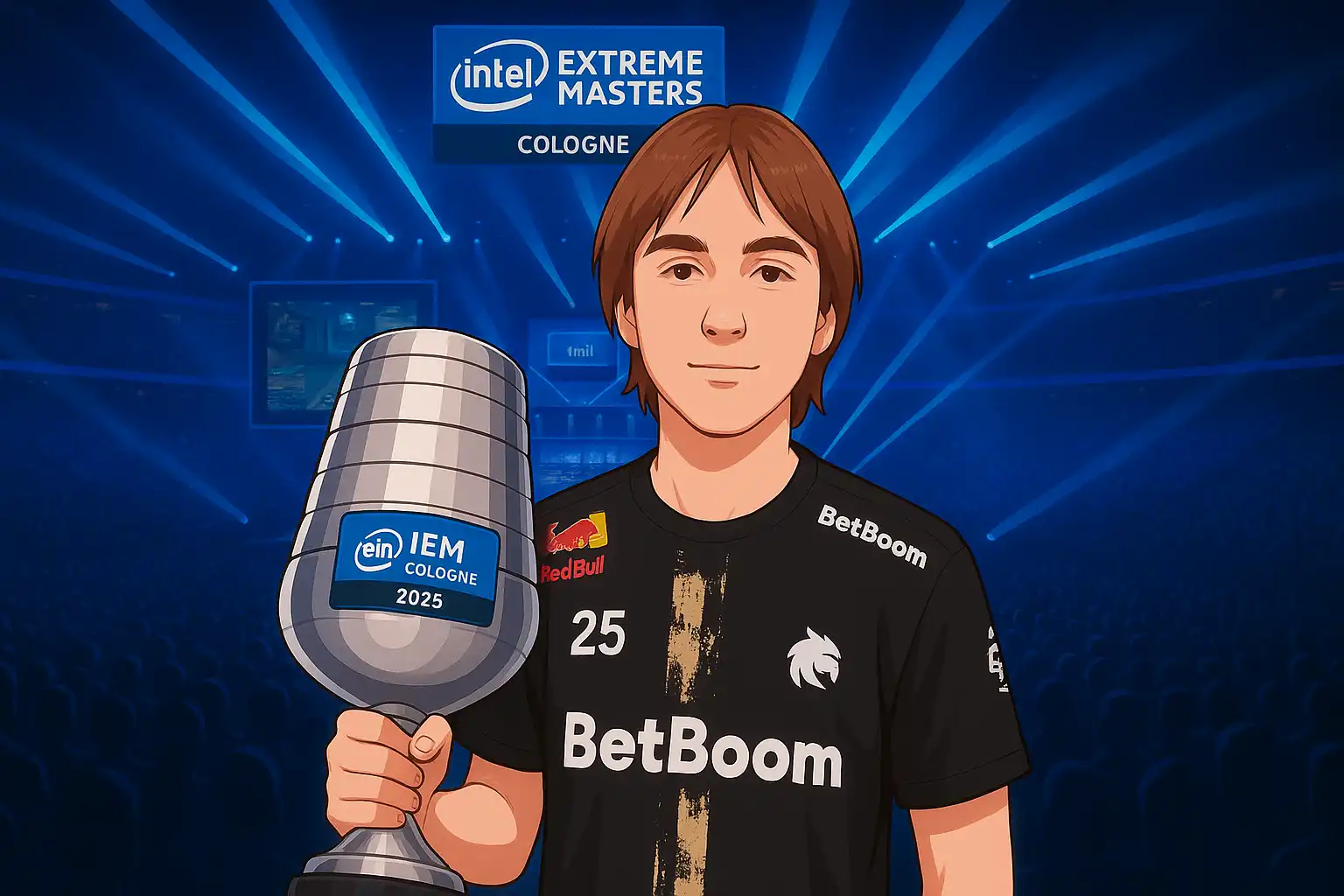 donk crowned IEM Cologne 2025 MVP as Team Spirit take the title